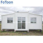 Utbyggbart containerhus med kök och badrum